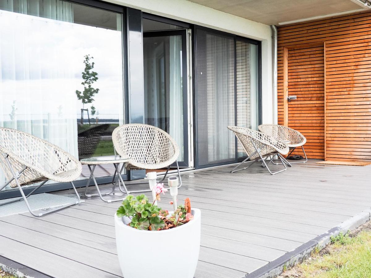 Moderne Ferienwohnung Mit Seeblick & Terrasse 96Qm 그로스래셴 외부 사진