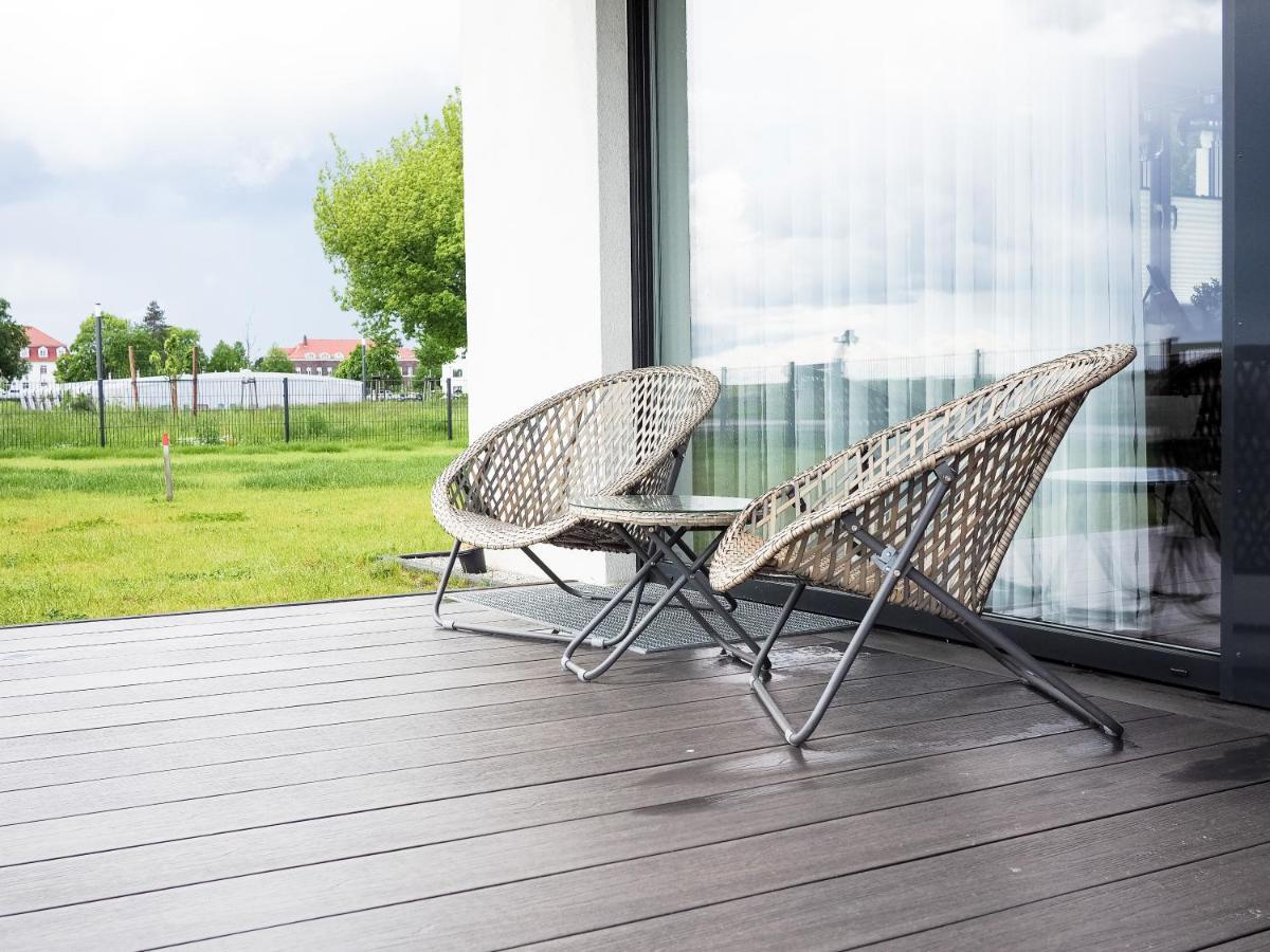 Moderne Ferienwohnung Mit Seeblick & Terrasse 96Qm 그로스래셴 외부 사진